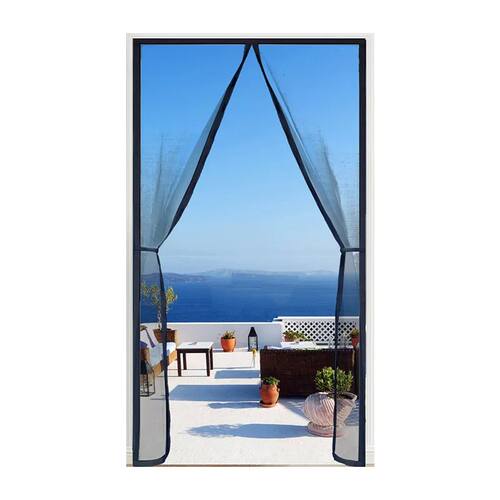 Magnetic Door Screen Insect Mosquito Net Curtain Black Fly I