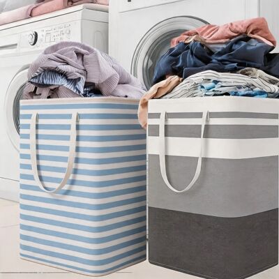 2Pcs Large Laundry Basket Waterproof,Collapsible Tall Clothe