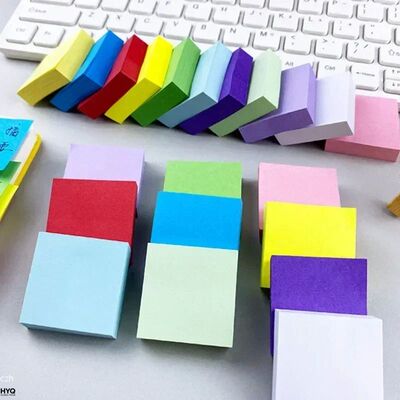 2025 11 Pcs Fluorescent Color Sticky Note Posted It Note Pad