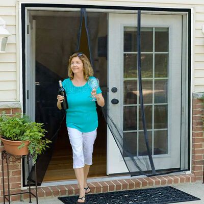 DTGJ Magnetic Door Screen Mosquito Net Custom Size Summer An