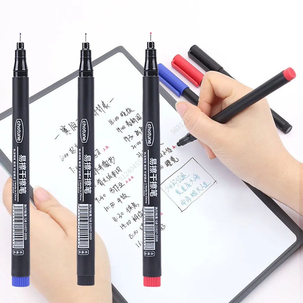 1/3PCS 0.5mm Dry Erase Art Markers Pens Erasable Whiteboard图片