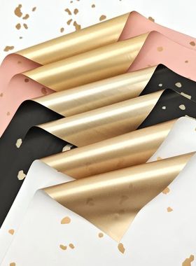 20pcs Korean Style Gold-sprinkled Gilded Paper OuYa Gift Wra