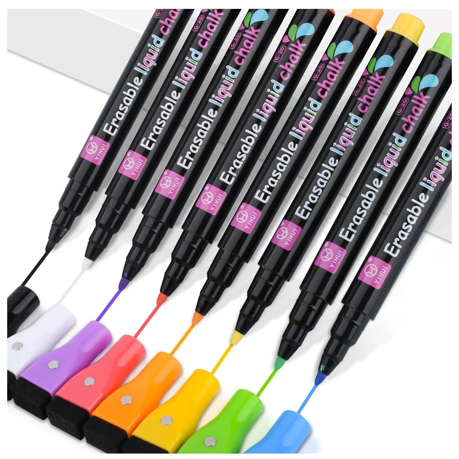 8 Color Magnetic Dry Erase Markers Erasable Whiteboard Marke图片