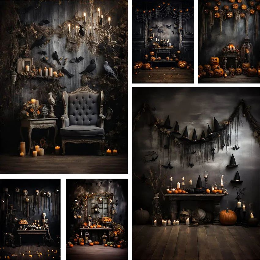 Mehofond Photography Background Vintage Halloween Scary Ghos
