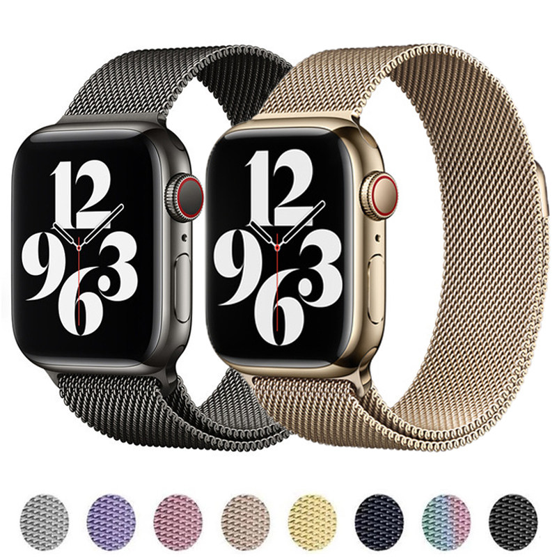 MILANESE STRAP FOR APPLE WATCH BAND 45MM 44MM 42MM METAL COR
