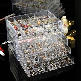 Earring earring storage box jewelry storage box 5 drawers tr