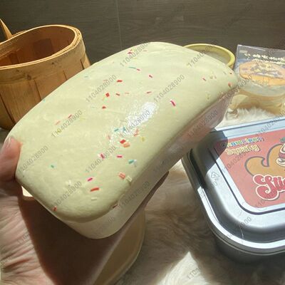 Butter Ice Cream Sticky Box Cake Squishy Toy Slow Rising Fid