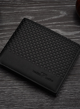 Purse Bag Wallet For Men Card Black New Wallets Leather