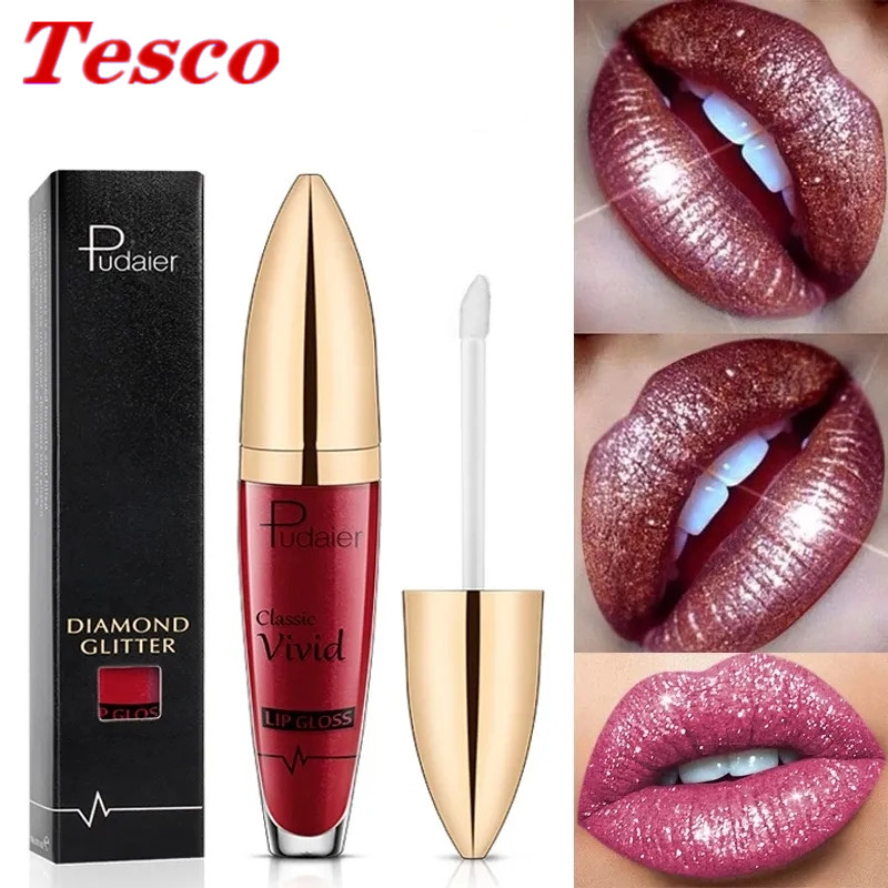 Matte Glitter glasting lip gloss Lipsticks Shiny Tint Makeup