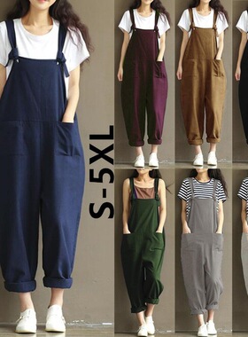 Lady Plus size casual women jumpsuit Maternity clothes S-5XL