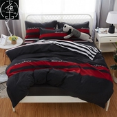 Bedding pillowcase Set Cover 4pc sheet duvet beds flat