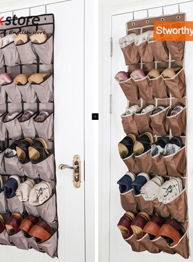 over the door hanging shoe rack organizer wallet storage bag