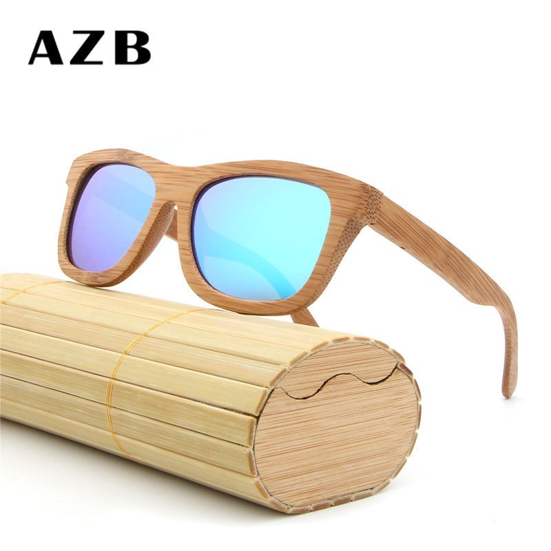 Polarized Sunglasses Sun Glasses women lady wooden Bamboo
