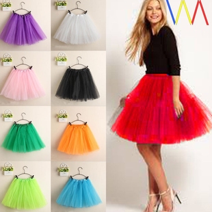 Tutu Mini Gown Skirt ballet Ball Tulle Party Women Skirts