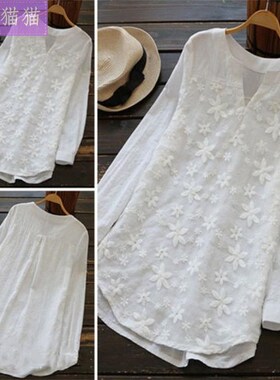 2018 妇女衬衫 autumn women fashion blouse cotton shirt tops