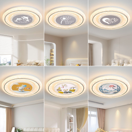 卧室灯led吸顶灯现代简约大气客厅灯主卧房间餐厅灯网红中山灯具