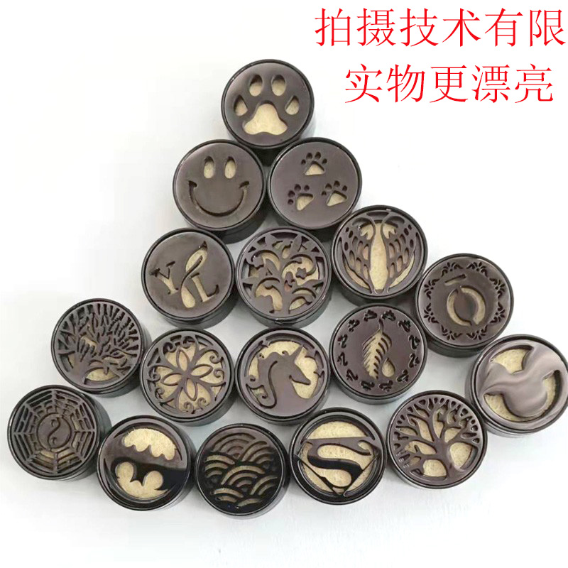 磁石精油扣口罩香薰扣黑色香氛扣