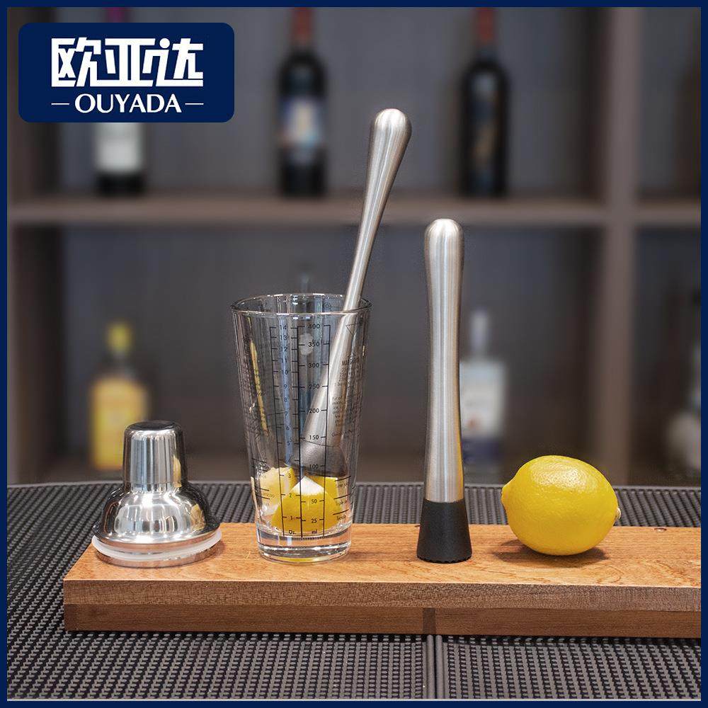 酒吧工具不锈钢碎冰棒全钢不锈钢捣冰棒捣水果的工具不锈钢捣汁棒