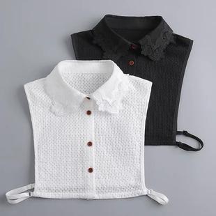 假领子女新款娃娃领搭配毛衣白色内搭装饰领韩版假衣领子时尚减龄