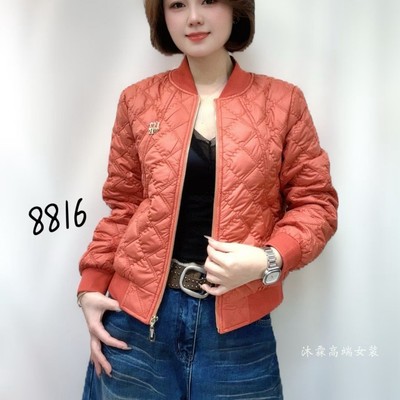 斐斐2025秋冬季新款宽松大码棉衣上衣时尚显瘦气质女百搭外套8816