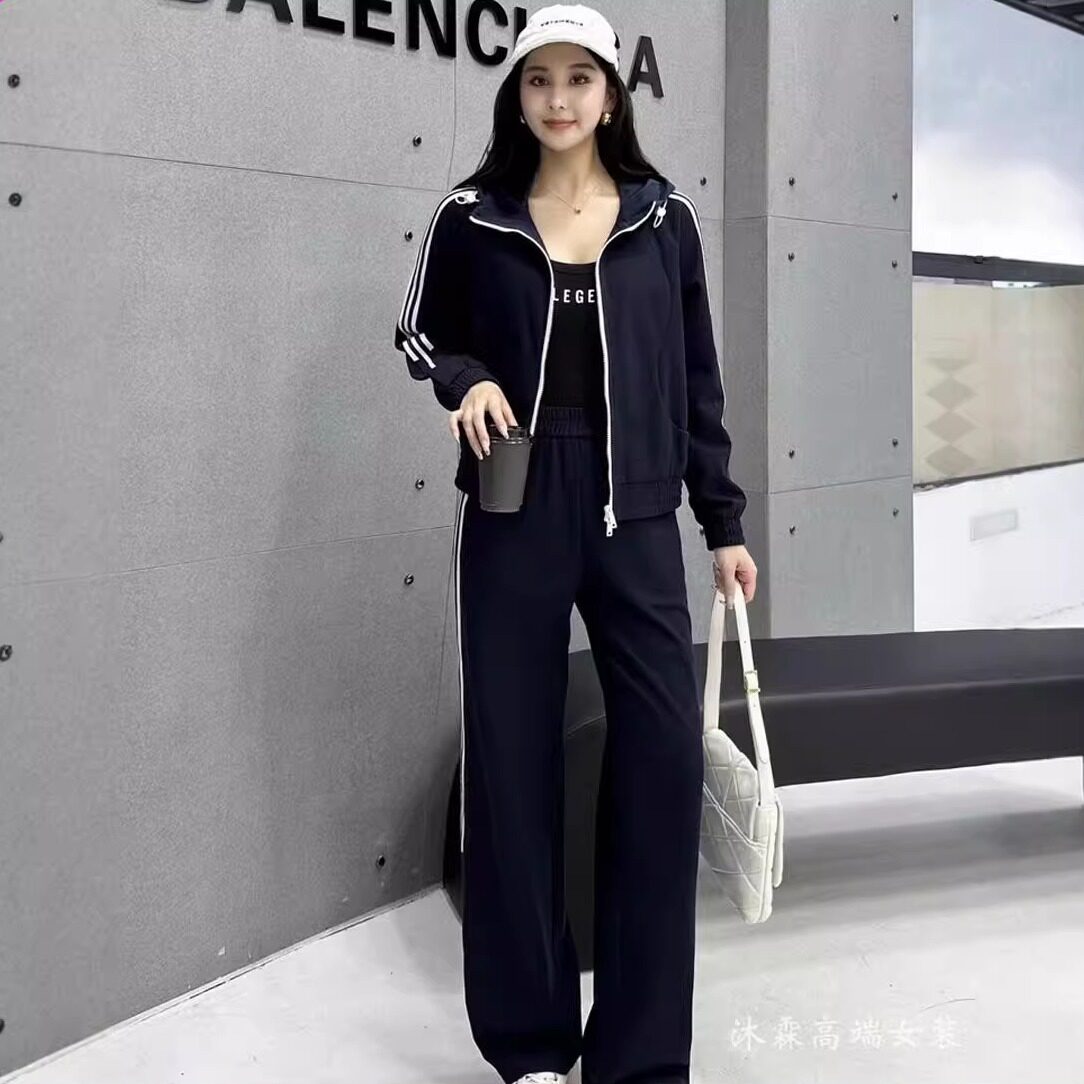 阳龙2025春秋新上衣B24-5209配裤子5213大码显瘦休闲运动两件套装