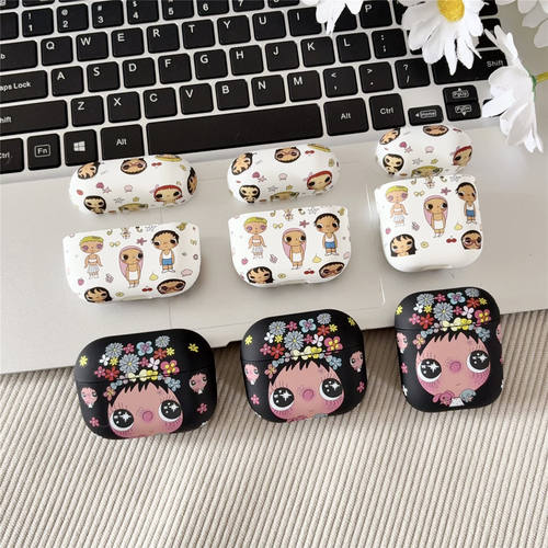 适用airpods4保护壳airpodspro3保护套pro2苹果蓝牙耳机套盒4四五代可爱小女孩airpod硅胶ipod软壳Pro3三代