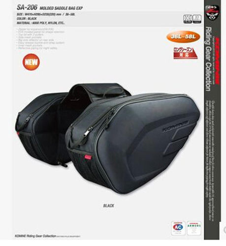 新款SA-212机车边包马鞍包双边安全帽包机车骑行包防水后尾包通用