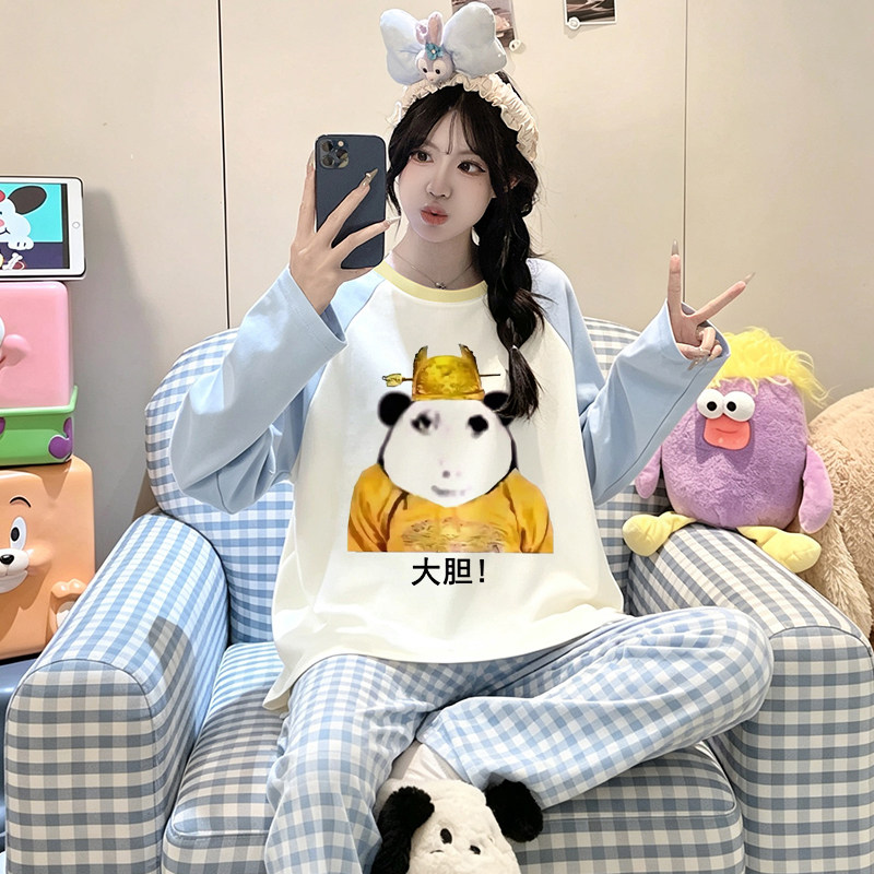 搞怪睡衣女抽象衣服大胆龙图龙袍