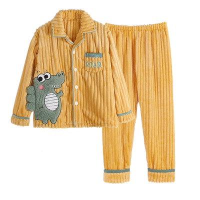 儿童珊瑚绒睡衣青少年