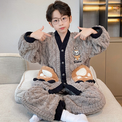 儿童睡衣男孩衣服2025新款家居服