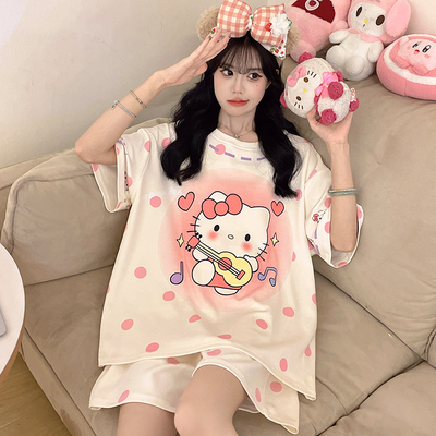 hellokitty睡衣女款2025新款夏季