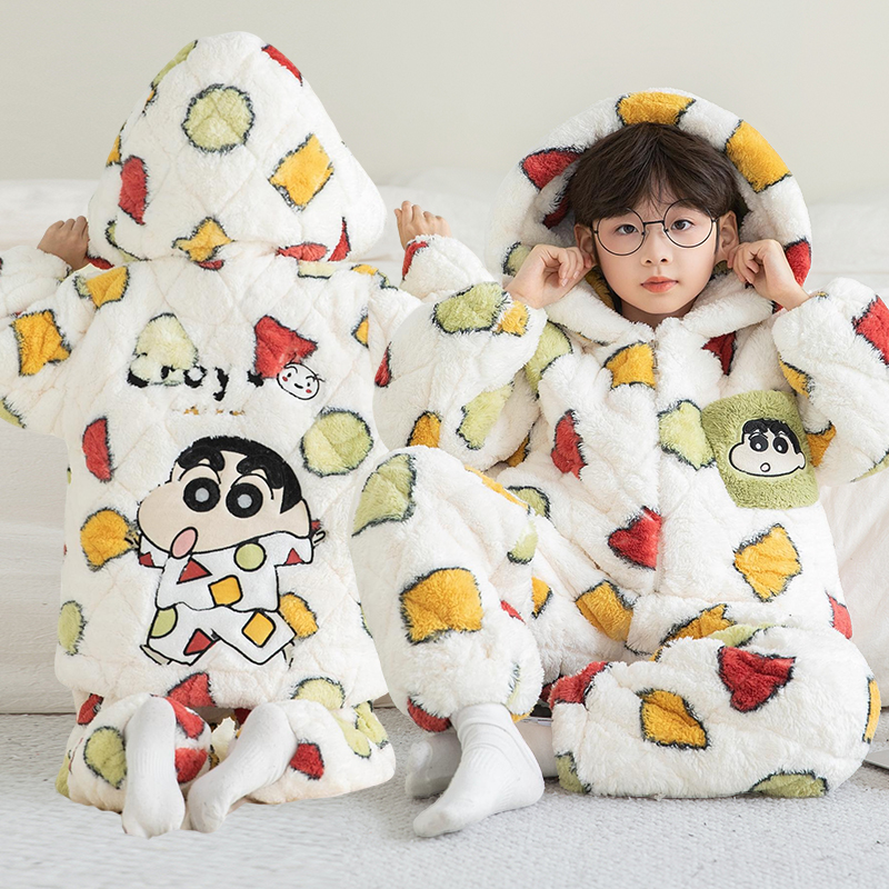 男童睡衣套装野原新之助2025超火