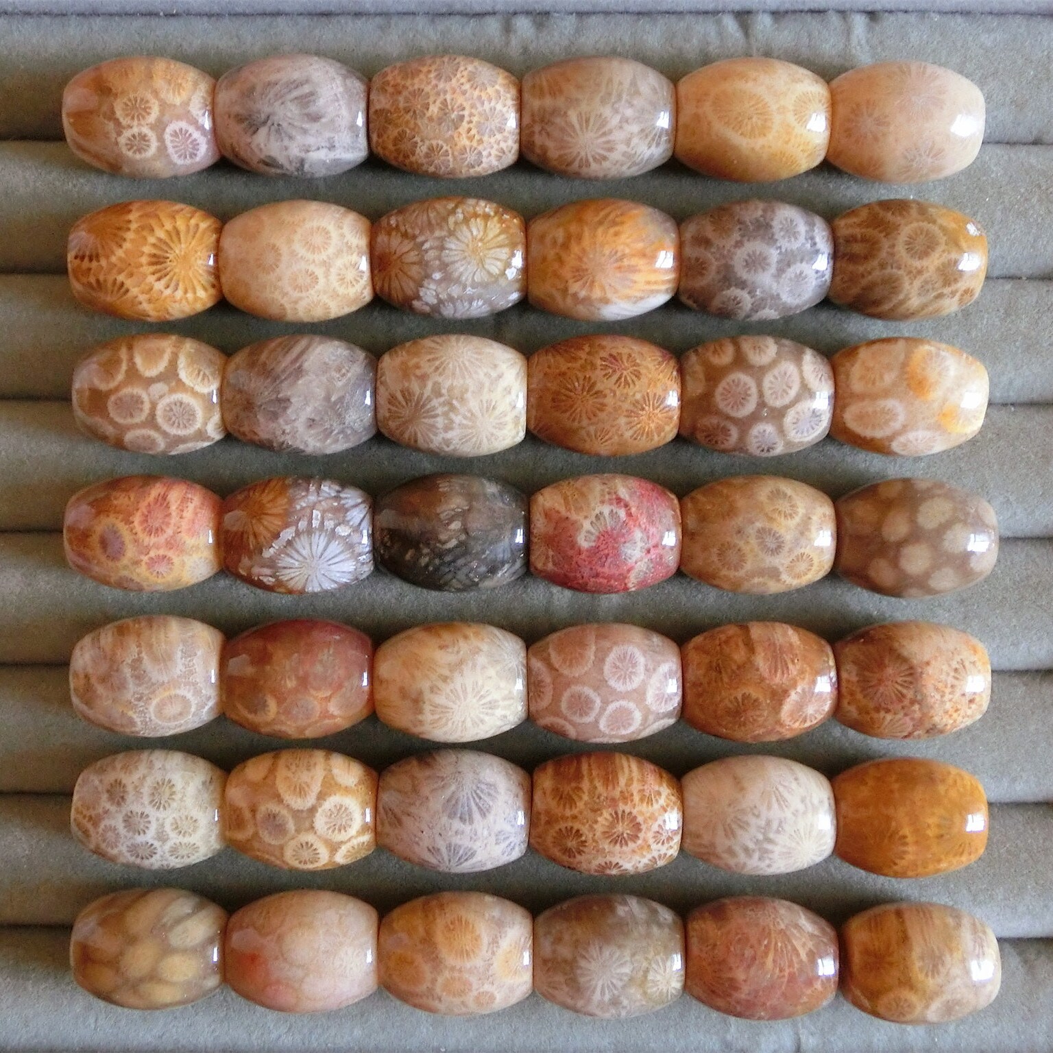 天然菊花石珊瑚玉桶珠 顶珠 配件菩提diy散珠配件包邮