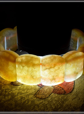 天然冰种珊瑚玉手串