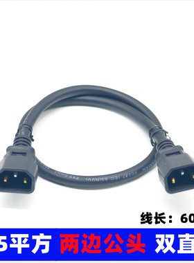 电动电瓶车铁塔换电双公头转换线两头同尺寸插头备用电池连接线