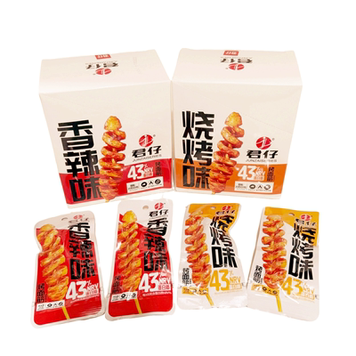 君仔烤面筋香辣味烧烤味Q弹素肉辣条休闲追剧解馋辣味休闲零食
