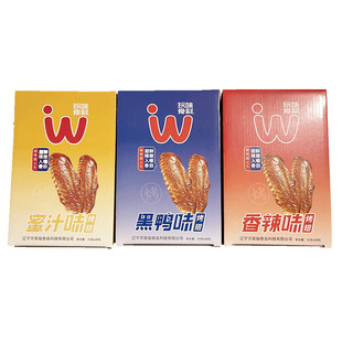 玩味食刻烤鸭翅蜜汁味烤翅香辣味黑鸭味香鲜有嚼劲休闲零食配菜