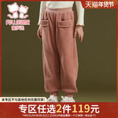 新款 加厚休闲裤 子儿童运动裤 冬季 任选2件119元 富罗迷女童裤