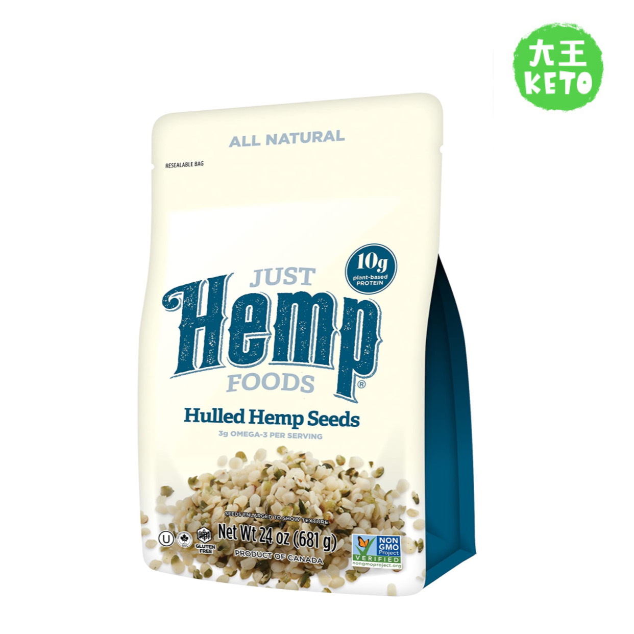 美国直邮food生酮亚麻籽