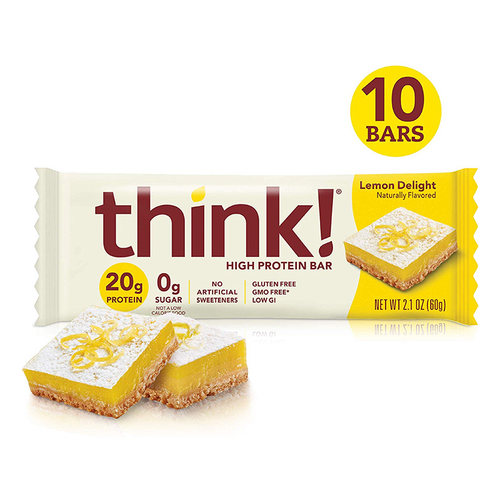 Think!蛋白棒柠檬低碳生无糖无