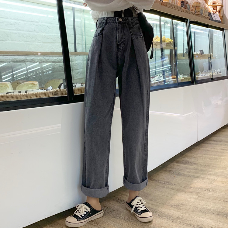 Real shooting and real price Korean version of jeans pants