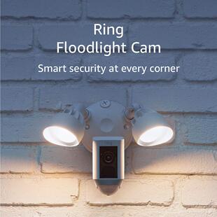 Cam 美国代购 Ring Floodlight Plus有线泛光灯摄像头 Wired