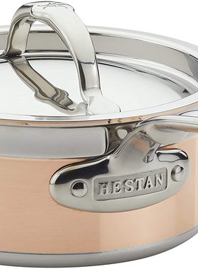 美国代购Hestan CopperBond Sauce Pan不锈钢铜芯酱锅意大利制造