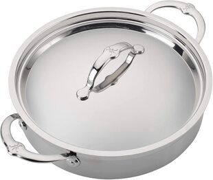 美国代购 ProBond Sauteuse 不锈钢炖锅3.5夸脱意大利制造 Hestan