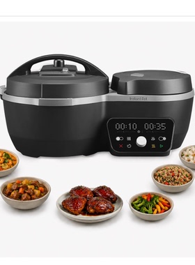 美国代购Instant Pot Dual Action Multi-Cooker8合1多功能双灶锅