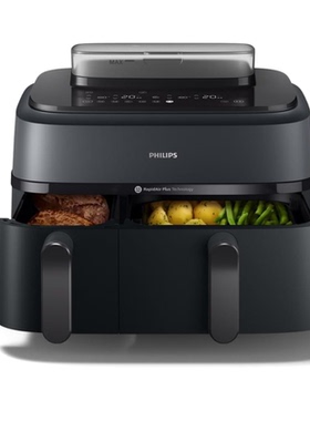 德国代购Philips Steam Airfryer NA550/00 2合1蒸锅空气炸锅
