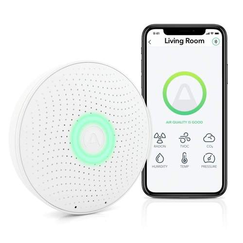 美国代购 Airthings 2930 Wave Plus 智能氡和空气质量监测器