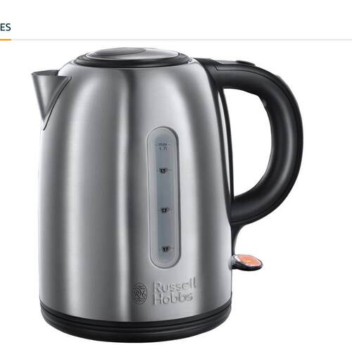 英国代购Russell Hobbs Electric Cordless Kettle不锈钢电热水壶