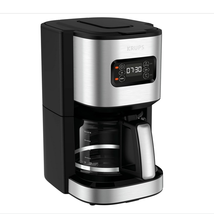 德国代购Krups KM480D Filter Coffee Machine不锈钢滴露式咖啡机