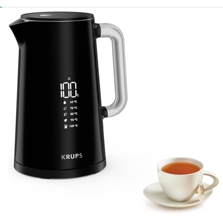 德国代购Krups BW8018 Electric Kettle 5 种温度设置电热水壶